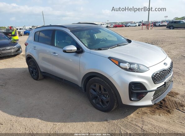 KNDP63AC1N7960045 2022 KIA SPORTAGE Серебряный Передняя правая четверть