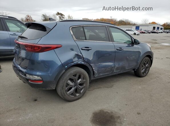 KNDP6CAC2N7011555 2022 KIA SPORTAGE Blue Tył prawy