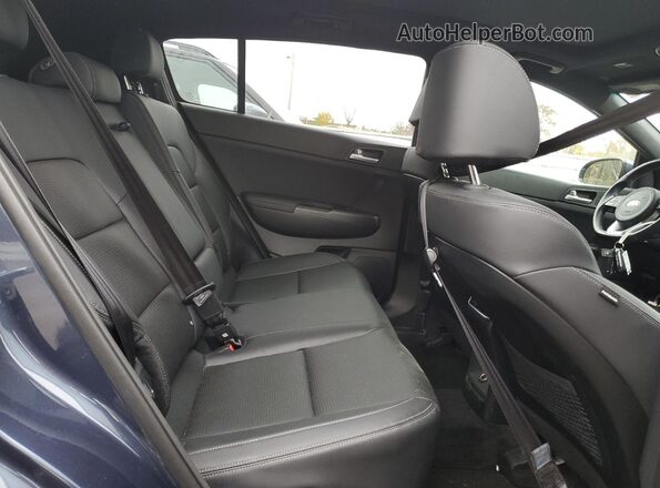 KNDP6CAC2N7011555 2022 KIA SPORTAGE Blue Widok wnętrza z tyłu