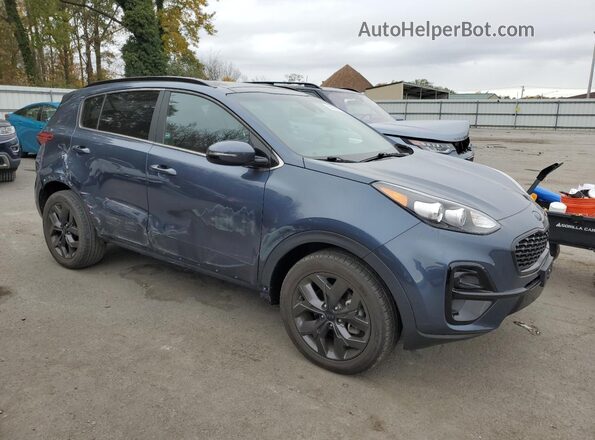KNDP6CAC2N7011555 2022 KIA SPORTAGE Blue Przód prawy