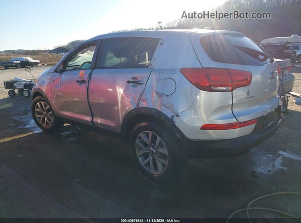 KNDPB3AC2G7811268 2016 KIA SPORTAGE Silver Trasero izquierdo
