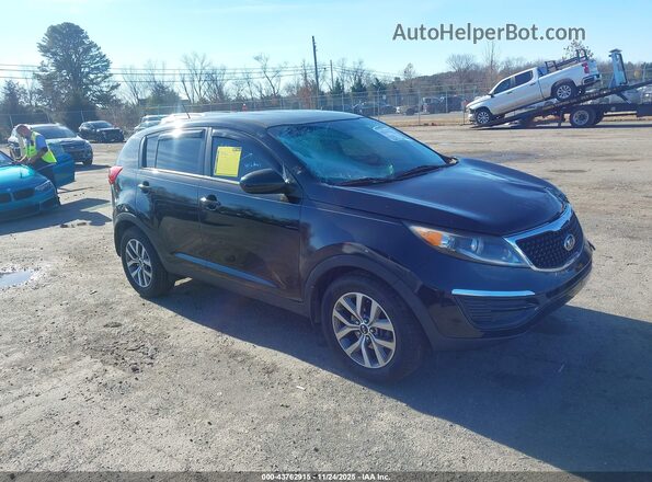 KNDPB3AC2G7850376 2016 KIA SPORTAGE Black Przód prawy