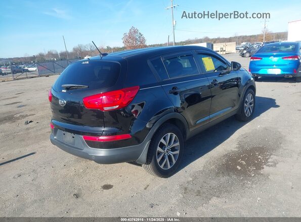 KNDPB3AC2G7850376 2016 KIA SPORTAGE Black Tył prawy