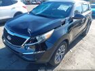 2016 Kia Sportage Lx Black vin: KNDPB3AC2G7850376