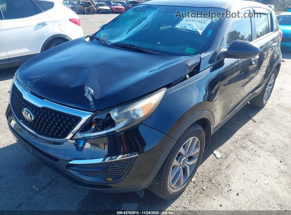 KNDPB3AC2G7850376 2016 KIA SPORTAGE Black Widok z przodu