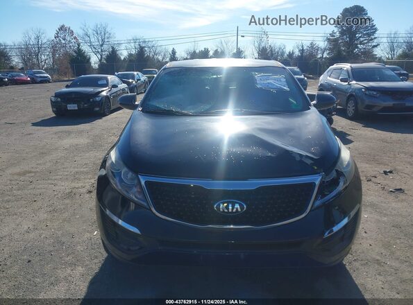 KNDPB3AC2G7850376 2016 KIA SPORTAGE Black Widok zestawu wskaźników