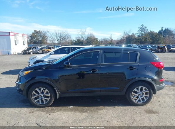 KNDPB3AC2G7850376 2016 KIA SPORTAGE Black Widok wnętrza 360 stopni