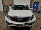 2016 Kia Sportage Lx White vin: KNDPBCAC8G7868641