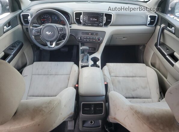 KNDPM3AC2H7073368 2017 KIA SPORTAGE Gray Առջևի վահանակի տեսք