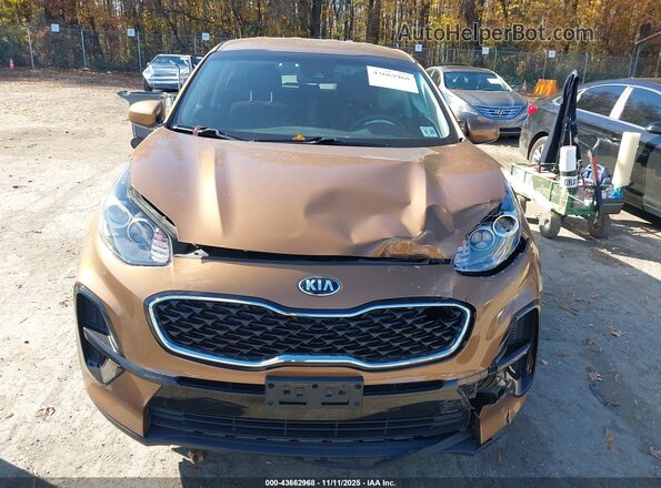KNDPM3AC7M7852114 2021 KIA SPORTAGE Коричневый Вид щитка приборов