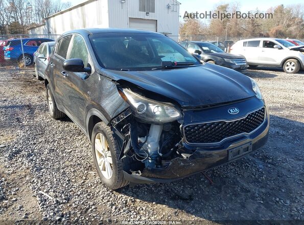 KNDPMCAC0K7575609 2019 KIA SPORTAGE Черный Вид спереди