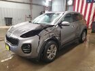 2018 Kia Sportage Lx Gray vin: KNDPMCAC6J7378491