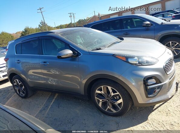 KNDPN3AC3M7908370 2021 KIA SPORTAGE Серый Вид задней части салона