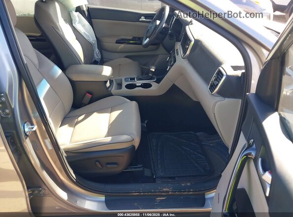 KNDPN3AC3M7908370 2021 KIA SPORTAGE Серый Вид салона спереди