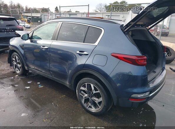 KNDPNCAC2N7964172 2022 KIA SPORTAGE Синий Задняя левая четверть