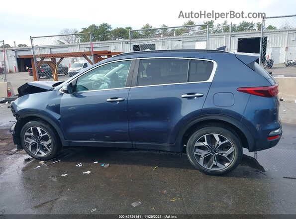 KNDPNCAC2N7964172 2022 KIA SPORTAGE Синий Панорамный вид салона 360°