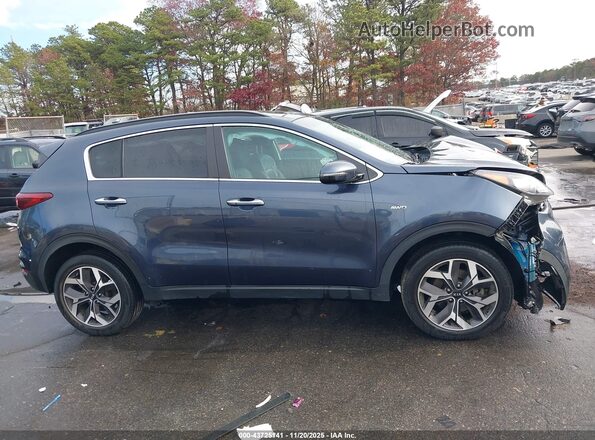 KNDPNCAC2N7964172 2022 KIA SPORTAGE Синий Вид задней части салона