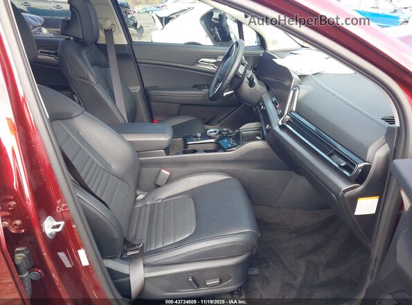 KNDPXCDG4S7213191 2025 KIA SPORTAGE HYBRID Бордовый Вид салона спереди