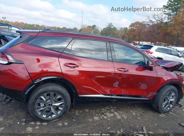 KNDPXCDG4S7213191 2025 KIA SPORTAGE HYBRID Бордовый Вид задней части салона