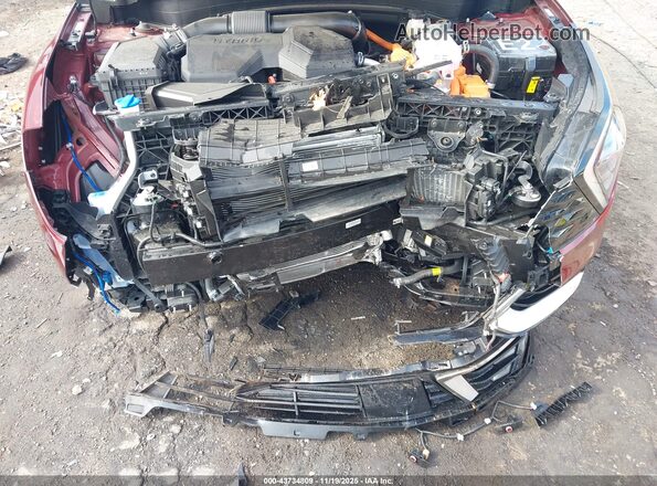 KNDPXCDG4S7213191 2025 KIA SPORTAGE HYBRID Бордовый Вид сзади