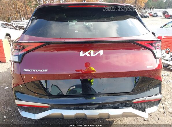 KNDPXCDG4S7213191 2025 KIA SPORTAGE HYBRID Бордовый 