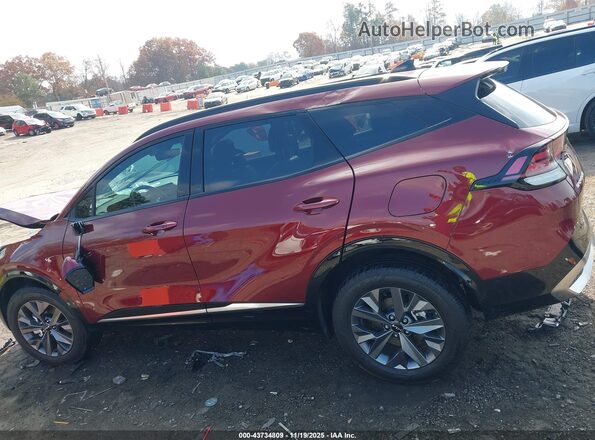 KNDPXCDG4S7213191 2025 KIA SPORTAGE HYBRID Бордовый Панорамный вид салона 360°