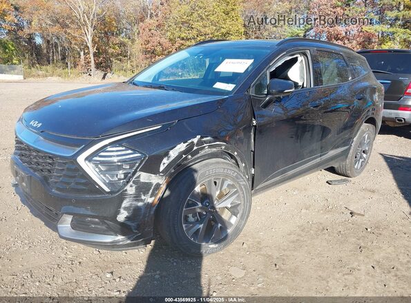 KNDPXCDG8R7128137 2024 KIA SPORTAGE HYBRID Черный Передняя левая четверть