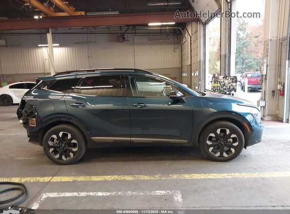 KNDPYDAH8P7085576 2023 KIA SPORTAGE PLUG-IN HYBRID Green Widok wnętrza 360 stopni