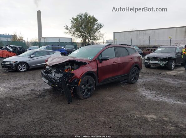 KNDPYDDHXS7205396 2025 KIA SPORTAGE PLUG-IN HYBRID Красный Передняя левая четверть