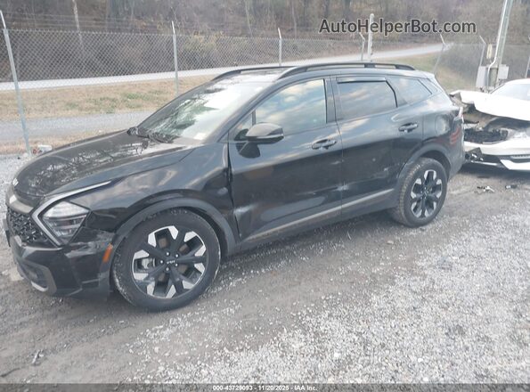 KNDPZDAH6P7088697 2023 KIA SPORTAGE PLUG-IN HYBRID Black Передня ліва чверть