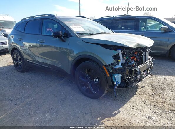KNDPZDDH2S7248675 2025 KIA SPORTAGE PLUG-IN HYBRID Зеленый Передняя правая четверть