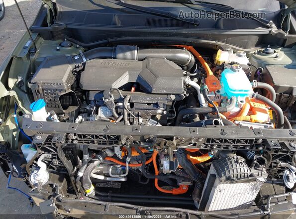 KNDPZDDH2S7248675 2025 KIA SPORTAGE PLUG-IN HYBRID Зеленый Вид сзади