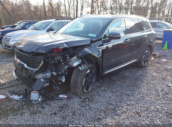 KNDRHDJG4S5428131 2025 KIA SORENTO HYBRID Черный Передняя левая четверть