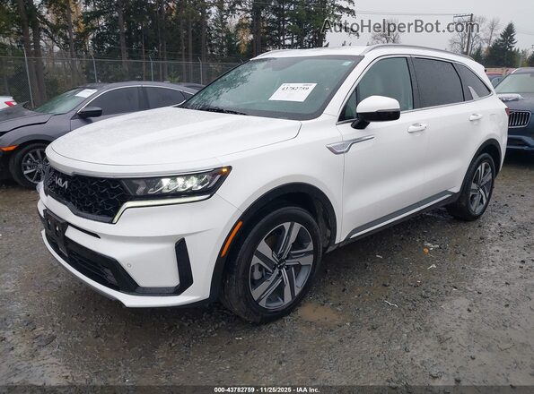 KNDRHDLG1R5235488 2024 KIA SORENTO HYBRID Белый Передняя левая четверть