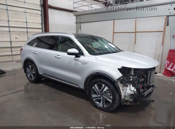 KNDRHDLG2R5247665 2024 KIA SORENTO HYBRID Серебряный Передняя правая четверть
