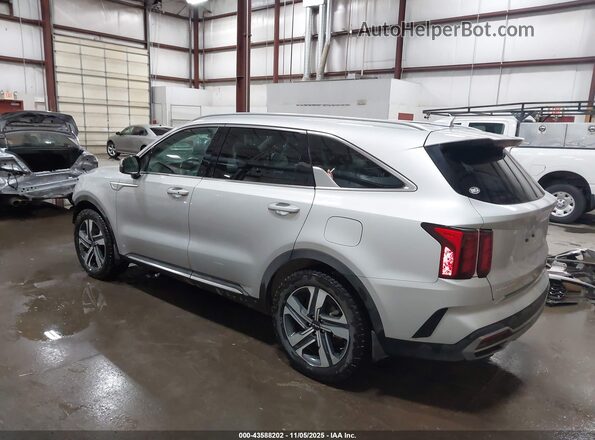 KNDRHDLG2R5247665 2024 KIA SORENTO HYBRID Серебряный Задняя левая четверть