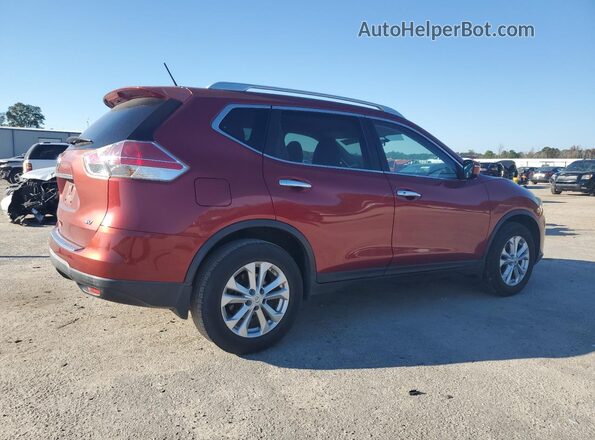 KNMAT2MT8GP601055 2016 NISSAN ROGUE Red Trasero derecho