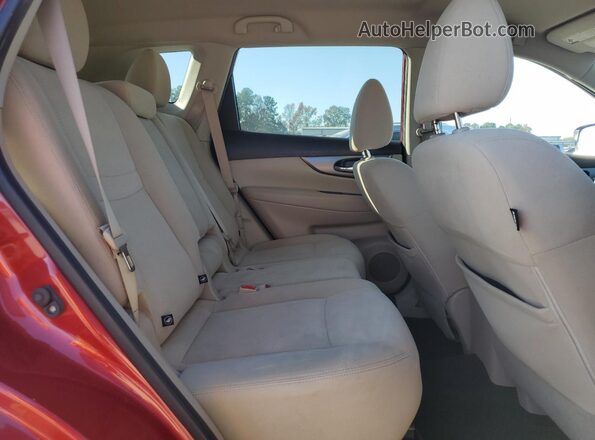 KNMAT2MT8GP601055 2016 NISSAN ROGUE Red Vista interior trasera