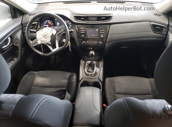 KNMAT2MV6HP541733 2017 NISSAN ROGUE Black წინა პანელის ხედი