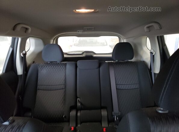 KNMAT2MV6HP541733 2017 NISSAN ROGUE Black უკანა სავარძლების ხედი