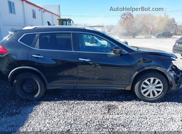 KNMAT2MV7HP573199 2017 NISSAN ROGUE Black უკანა სალონის ხედი
