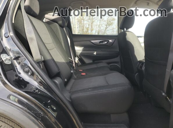 KNMAT2MV7JP601721 2018 NISSAN ROGUE Black Вид задньої частини салону
