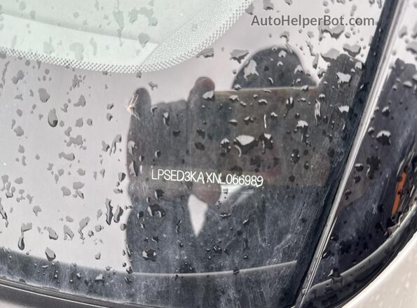 LPSED3KAXNL066989 2022 POLESTAR 2 White Rear seats view