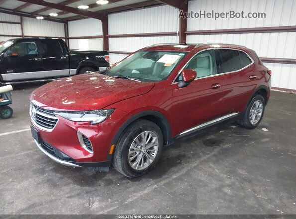 LRBAZLR43ND016788 2022 BUICK ENVISION Red Передня ліва чверть