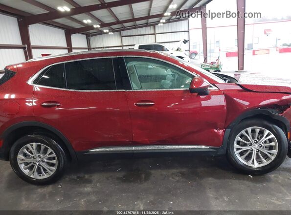 LRBAZLR43ND016788 2022 BUICK ENVISION Red Вид задньої частини салону