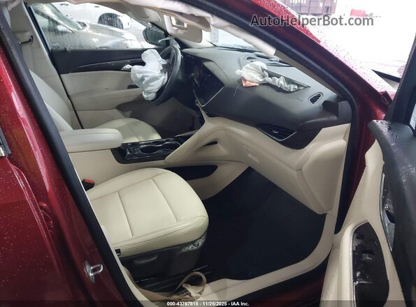 LRBAZLR43ND016788 2022 BUICK ENVISION Red Вид салону спереду