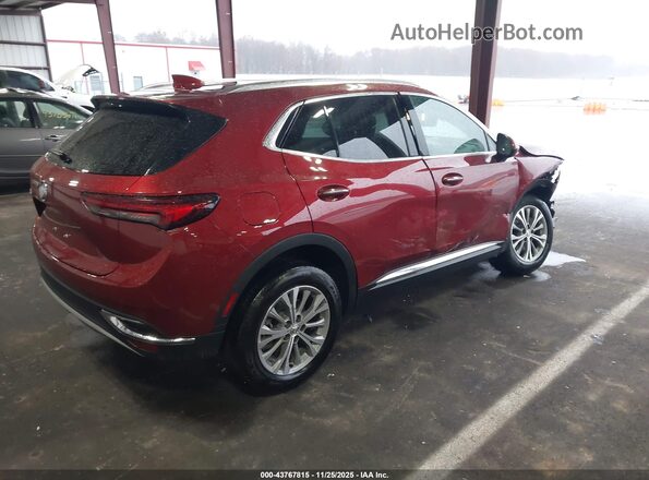 LRBAZLR43ND016788 2022 BUICK ENVISION Red Задня права чверть