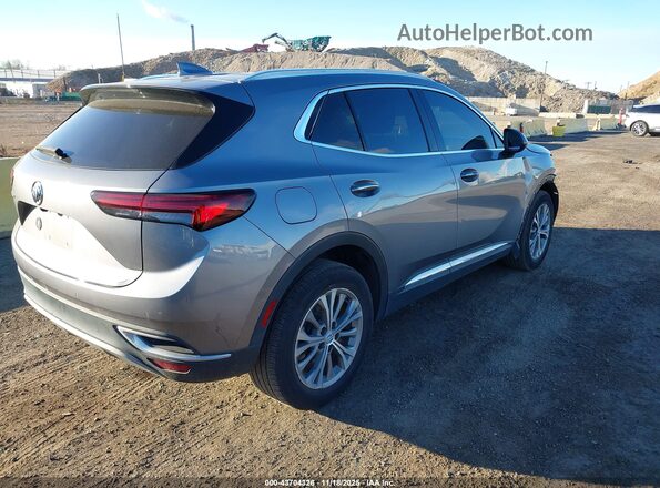 LRBAZLR47ND143401 2022 BUICK ENVISION Gray Trasero derecho