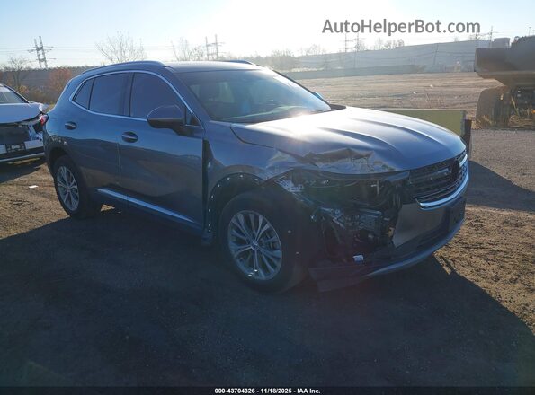 LRBAZLR47ND143401 2022 BUICK ENVISION Gray Delantero derecho