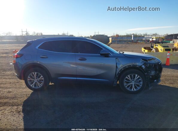 LRBAZLR47ND143401 2022 BUICK ENVISION Gray Vista interior trasera